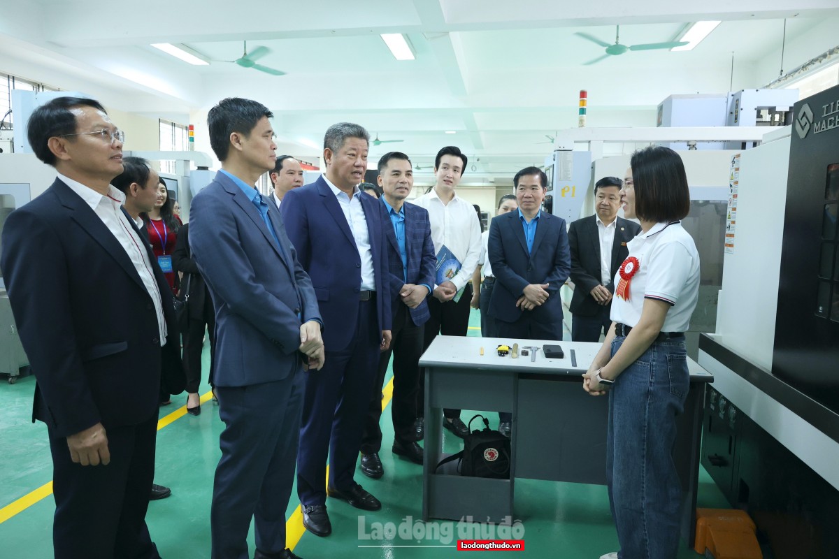 Khai mạc Hội thi thợ giỏi thành phố Hà Nội năm 2025 Khai mạc Hội thi thợ giỏi thành phố Hà Nội năm 2025