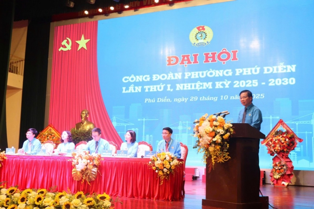 Công đoàn phường Phú Diễn: Đổi mới, đoàn kết, phát triển trong giai đoạn mới