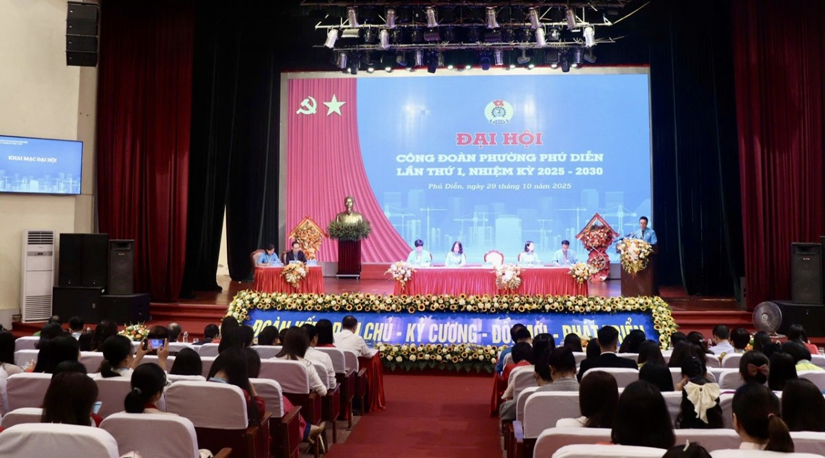 Công đoàn phường Phú Diễn: Đổi mới, đoàn kết, phát triển trong giai đoạn mới Công đoàn phường Phú Diễn: Đổi mới, đoàn kết, phát triển trong giai đoạn mới