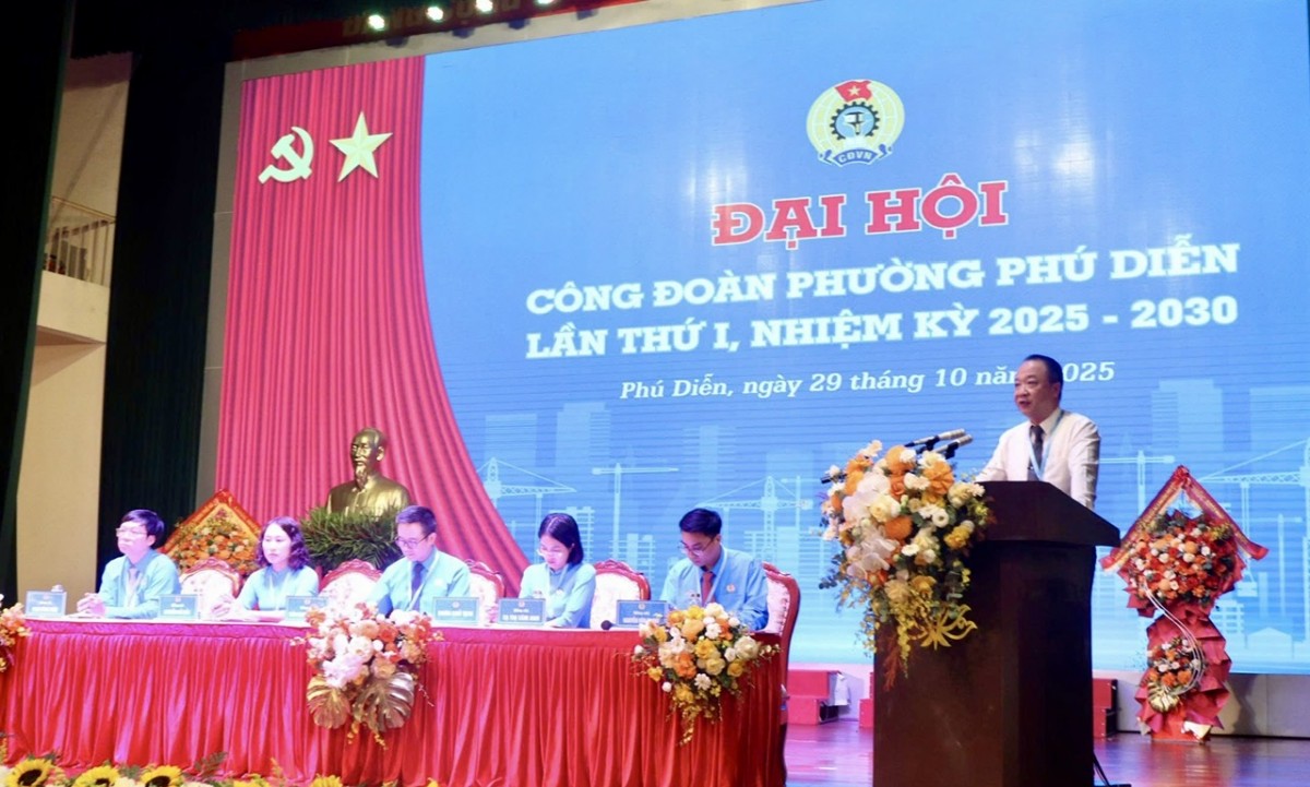 Công đoàn phường Phú Diễn: Đổi mới, đoàn kết, phát triển trong giai đoạn mới Công đoàn phường Phú Diễn: Đổi mới, đoàn kết, phát triển trong giai đoạn mới