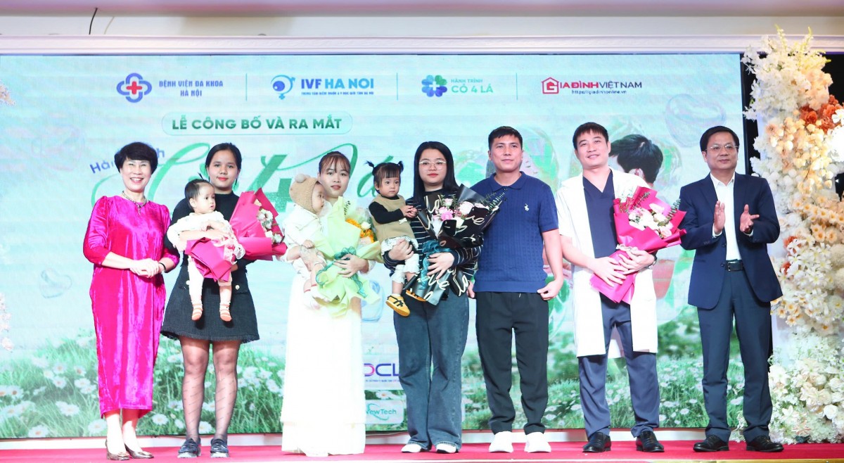 Hành trình Cỏ Bốn Lá”: Trao cơ hội, gieo hy vọng cho những gia đình hiếm muộn