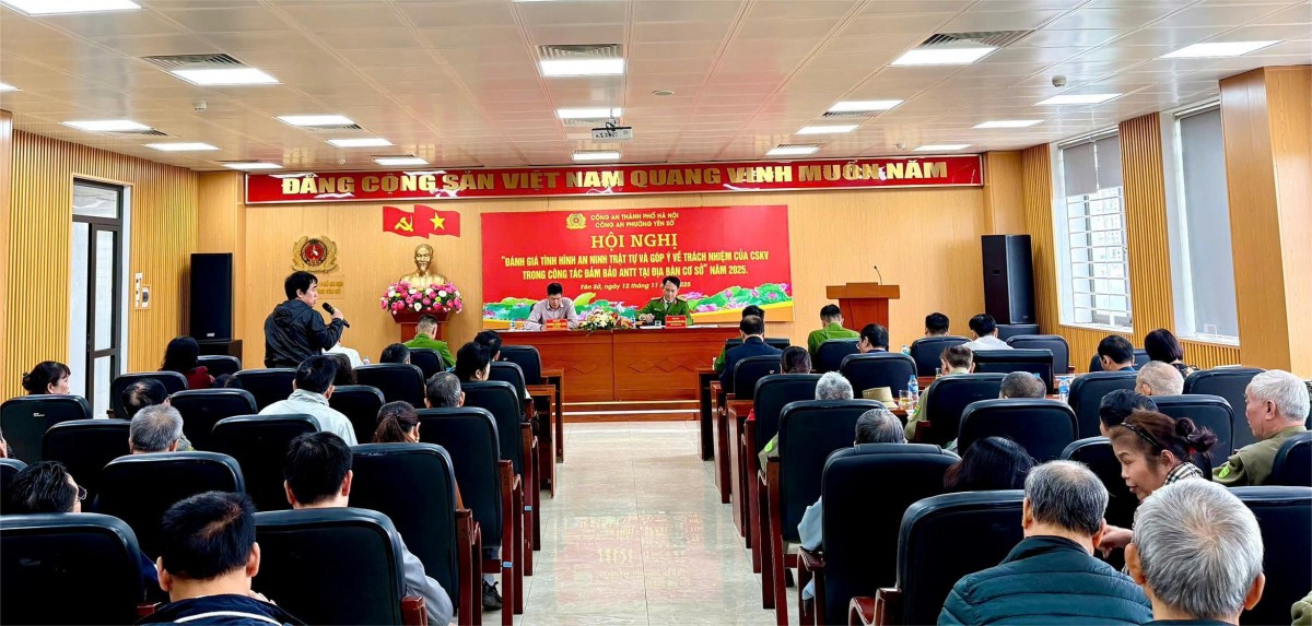 Phường Yên Sở: Nâng cao trách nhiệm lực lượng Cảnh sát khu vực