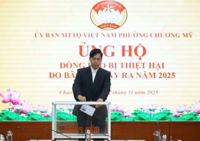 Chương Mỹ kịp thời hỗ trợ nhân dân vùng bị thiên tai