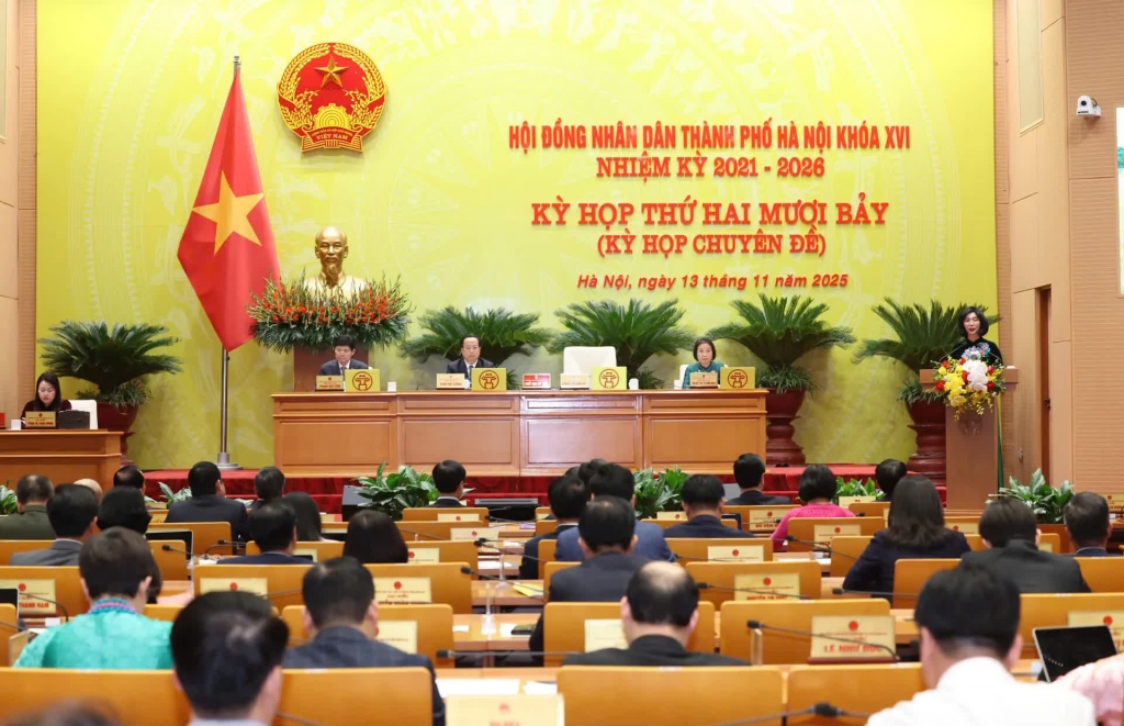 HĐND thành phố Hà Nội khai mạc kỳ họp thứ 28 - kỳ họp thường lệ cuối năm 2025