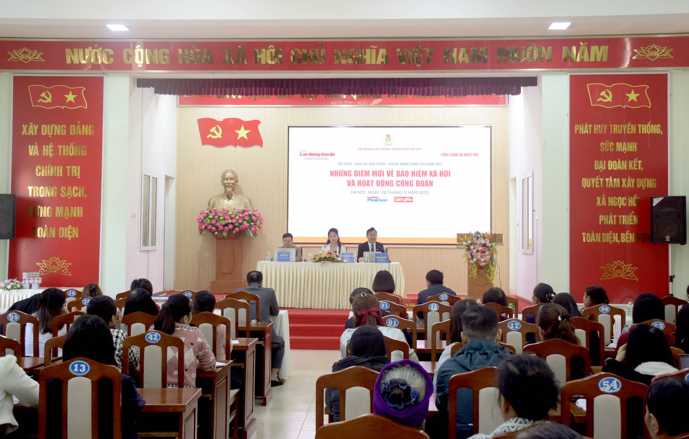 TRỰC TUYẾN: Chính sách mới về bảo hiểm xã hội và hoạt động công đoàn năm 2025 TRỰC TUYẾN: Chính sách mới về bảo hiểm xã hội và hoạt động công đoàn năm 2025