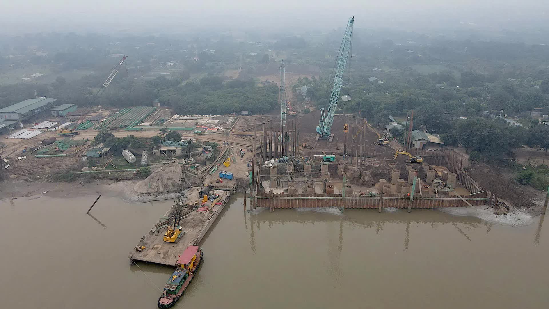 Dự án đầu tư xây dựng cầu Tứ Liên đang đẩy mạnh công tác giải phóng mặt bằng