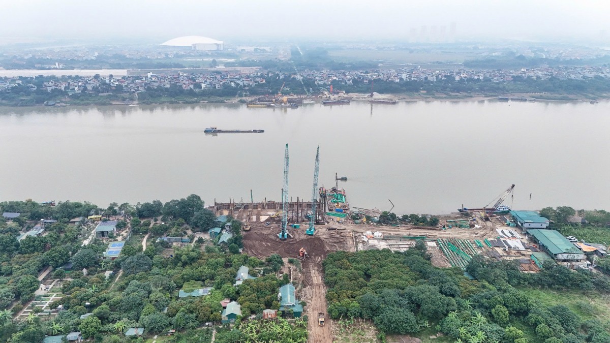 Đẩy nhanh tiến độ các dự án cầu vượt sông Hồng, mở rộng không gian phát triển Thủ đô Đẩy nhanh tiến độ các dự án cầu vượt sông Hồng, mở rộng không gian phát triển Thủ đô