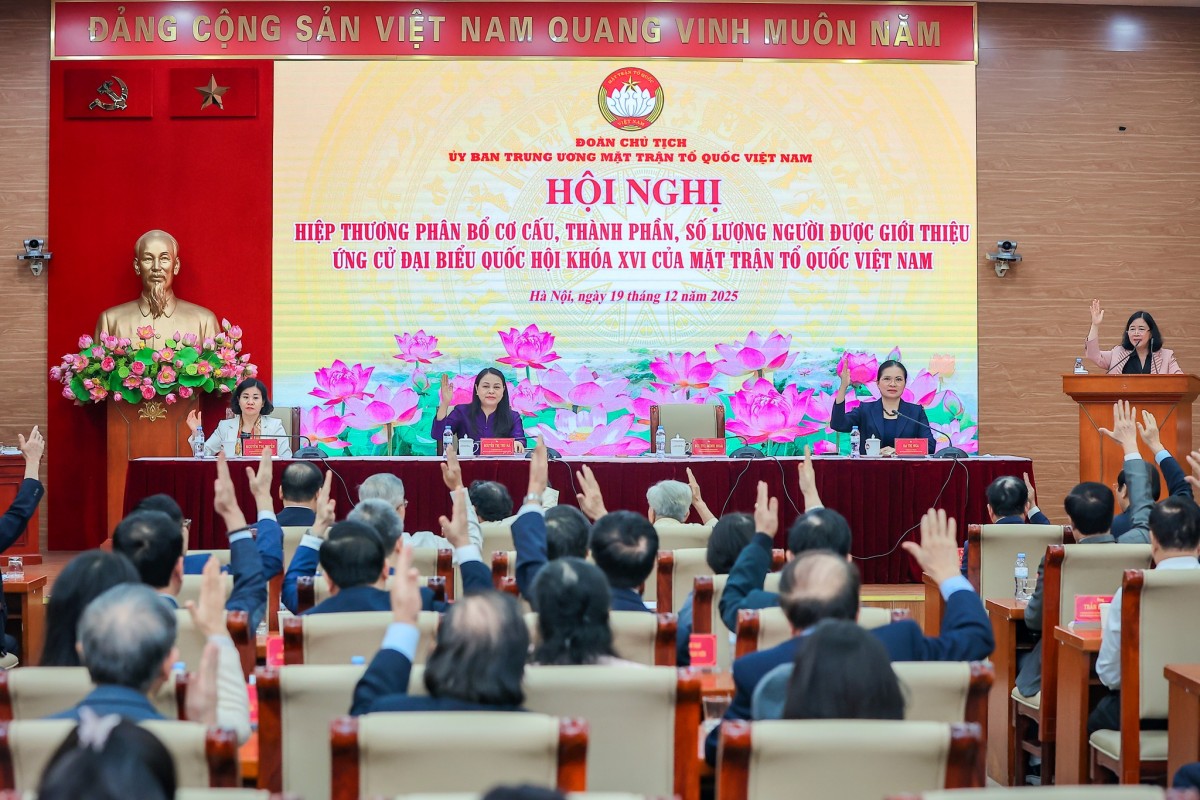 Khối MTTQ Việt Nam thống nhất giới thiệu 25 người ứng cử đại biểu Quốc hội khóa XVI Khối MTTQ Việt Nam thống nhất giới thiệu 25 người ứng cử đại biểu Quốc hội khóa XVI