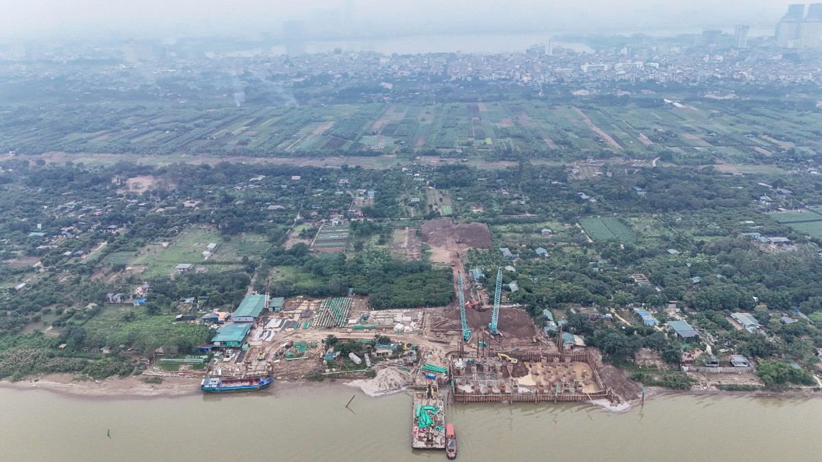 Dự án cầu Tứ Liên đang đẩy nhanh tiến độ giải phóng mặt bằng