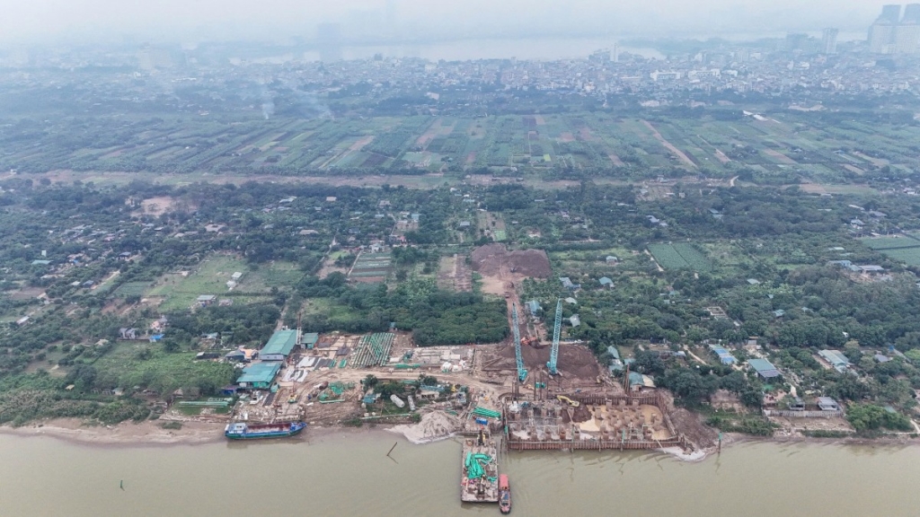 Dự án cầu Tứ Liên đang đẩy nhanh tiến độ giải phóng mặt bằng