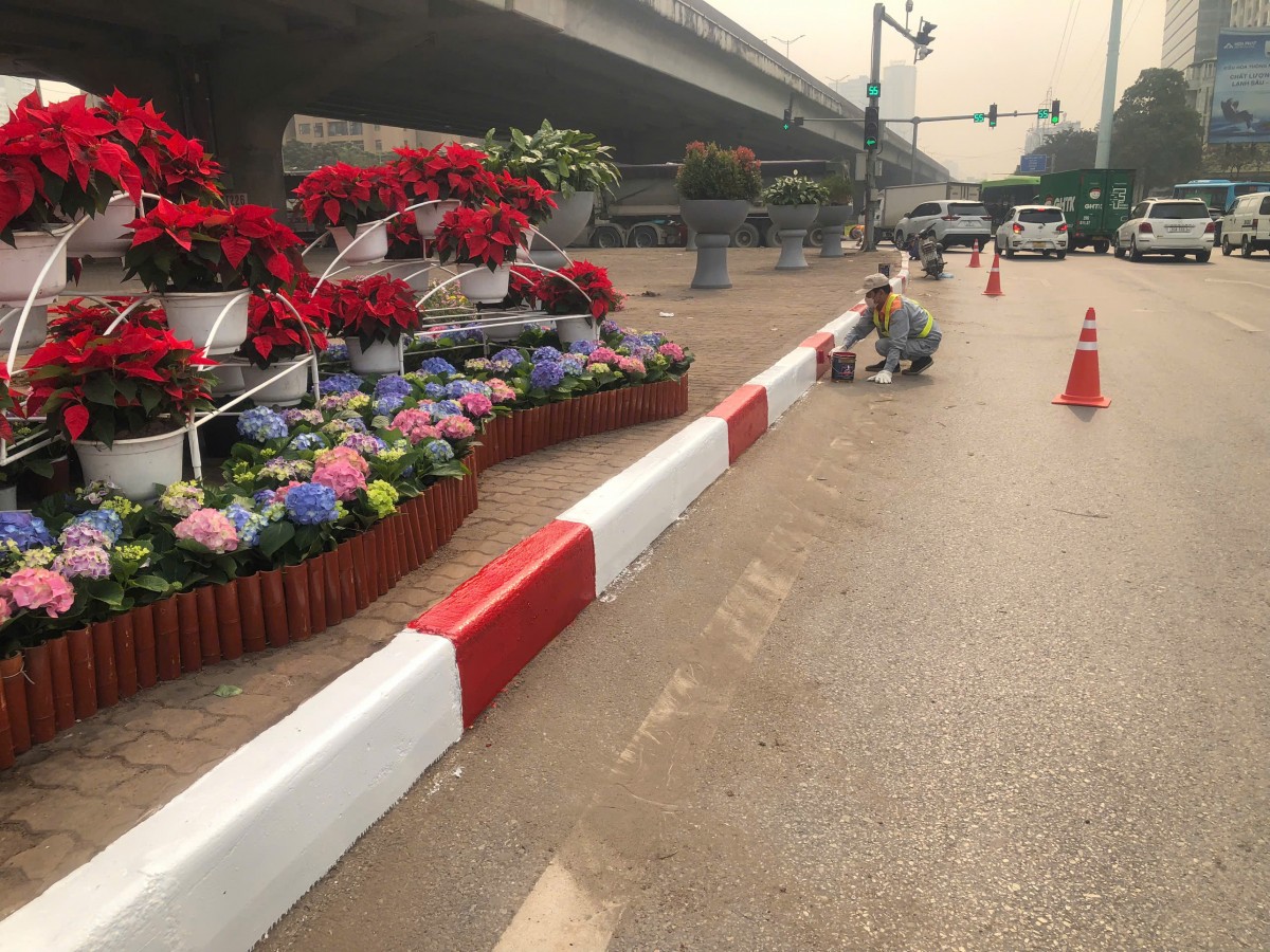 Hà Nội chỉnh trang, duy tu hạ tầng giao thông phục vụ Đại hội XIV của Đảng Hà Nội chỉnh trang, duy tu hạ tầng giao thông phục vụ Đại hội XIV của Đảng