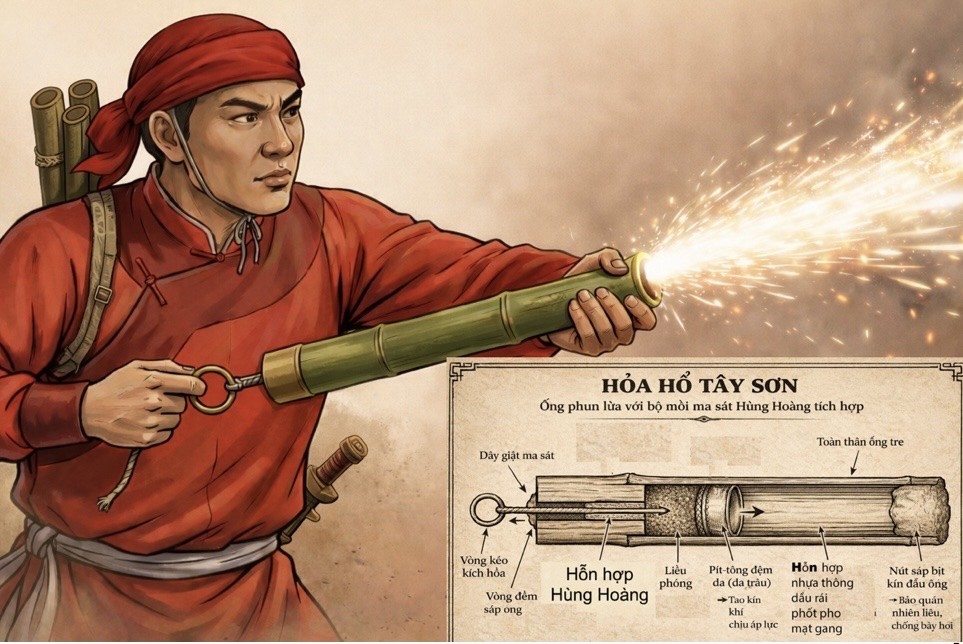 Kỹ sư Vũ Đình Thanh giải mã công nghệ phốt pho trong Đại thắng Kỷ Dậu 1789