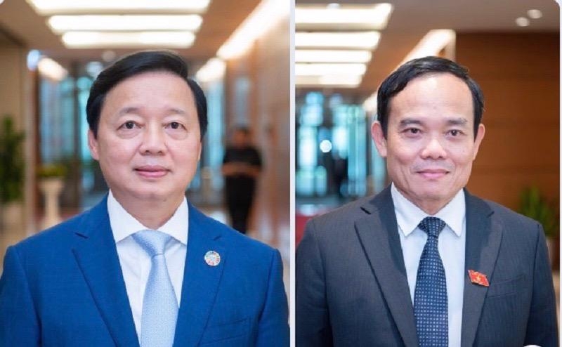 Quốc hội phê chuẩn bổ nhiệm các ông Trần Hồng Hà và Trần Lưu Quang giữ chức Phó Thủ tướng Chính phủ