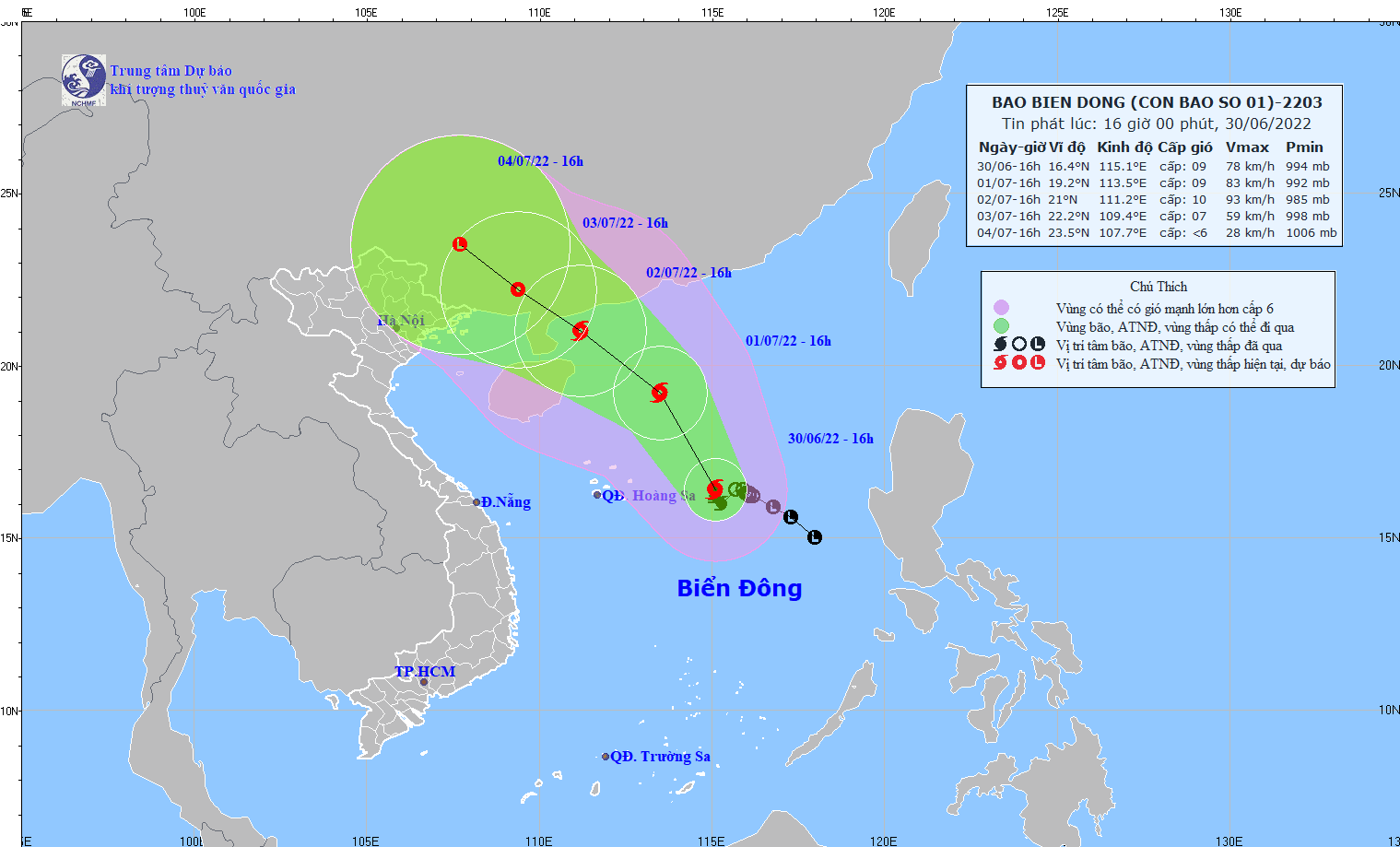 bao so 1 tien vao bien Dong, du bao di ve huong quang ninh hinh anh 1