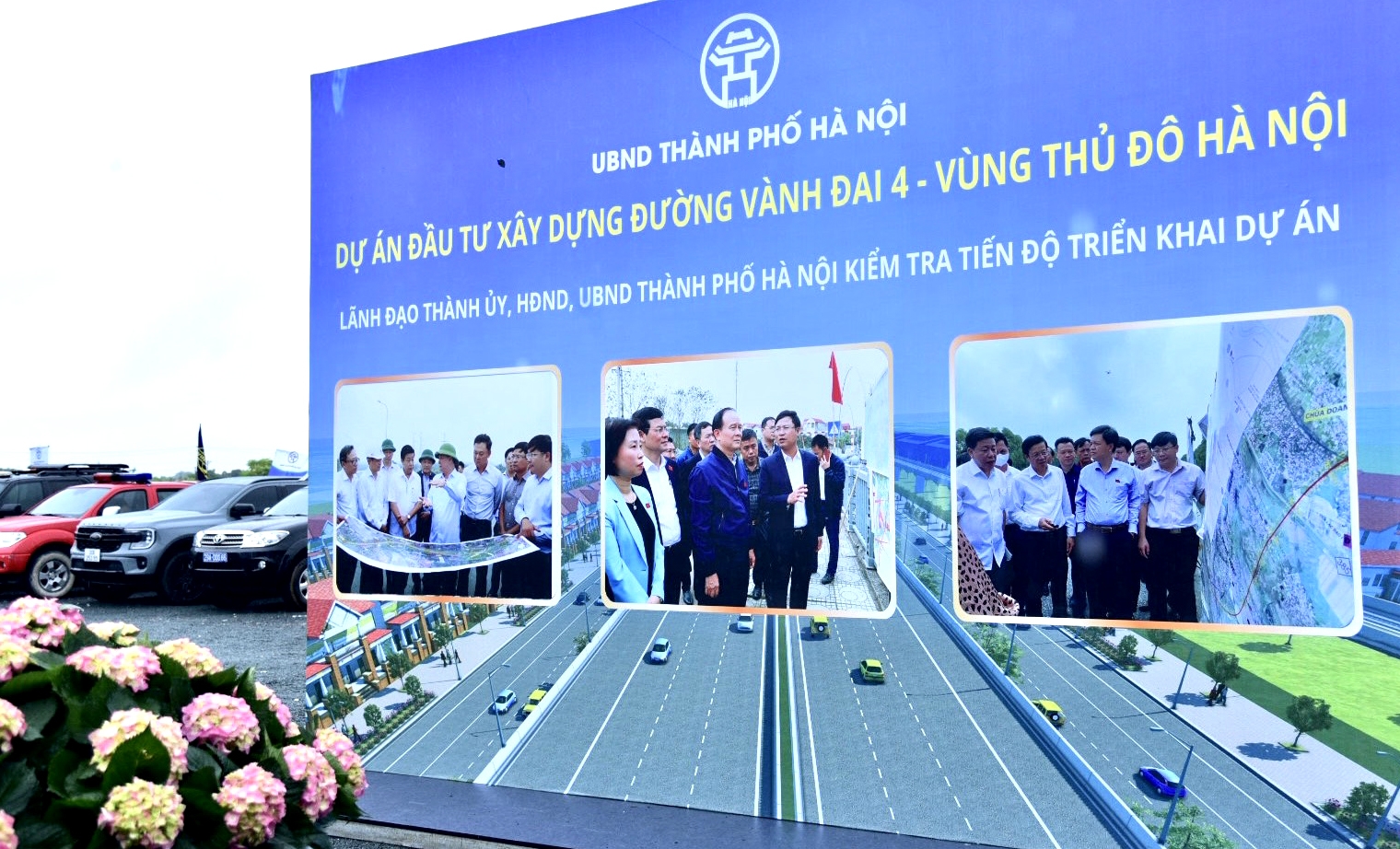 TRỰC TUYẾN: Khởi công đồng loạt Dự án đường Vành đai 4   Vùng Thủ đô Hà Nội: Dấu mốc thúc đẩy Vùng Thủ đô “cất cánh”