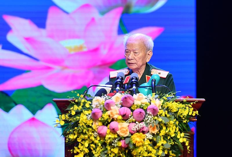 Hình ảnh lãnh đạo Đảng, Nhà nước dự Lễ kỷ niệm 60 năm Ngày thiết lập quan hệ ngoại giao Việt Nam-Lào ảnh 7