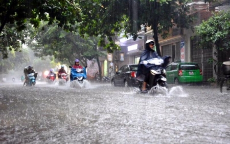 Dự báo thời tiết ngày 21/7: Hà Nội mưa rào, cục bộ mưa to
