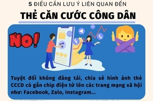 Nghiên cứu bỏ chứng minh nhân dân, căn cước công dân, sổ hộ khẩu trong thực hiện thủ tục hành chính