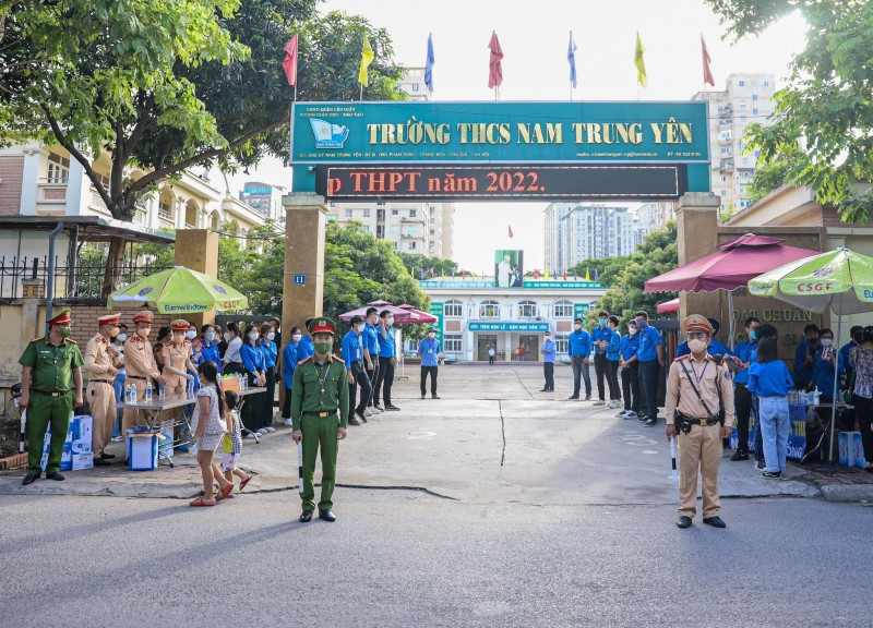 Hà Nội: Đảm bảo tuyệt đối an toàn tại các điểm thi THPT 2022